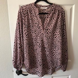LUSH Leopard print blouse